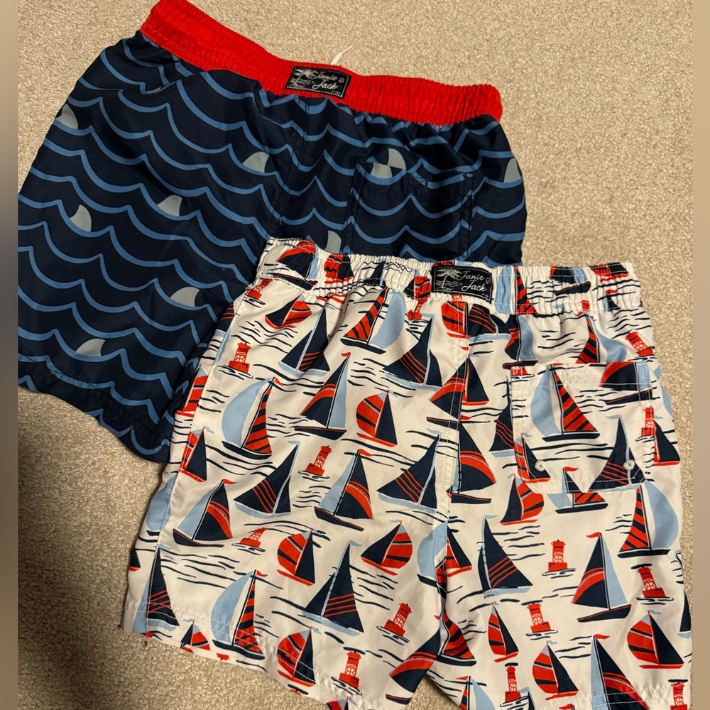 2x Janie and Jack bathing suits
